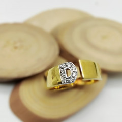 Anello con iniziale - piccolo Anello con iniziale - piccolo