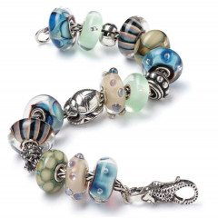 TROLLBEADS Composizione Azzurro Oltremare TROLLBEADS Composizione Azzurro Oltremare