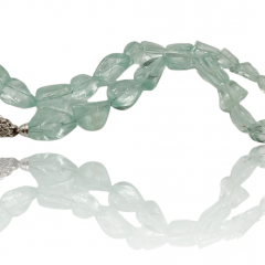 Collana acquamarina a sassi Collana acquamarina a sassi