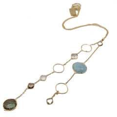 Collana Zoccai in oro rosa e pietre Collana Zoccai in oro rosa e pietre
