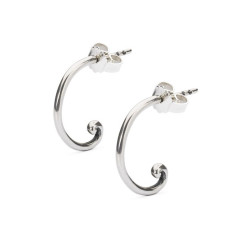 TROLLBEADS Orecchini a Cerchio con Giravolta TROLLBEADS Orecchini a Cerchio con Giravolta