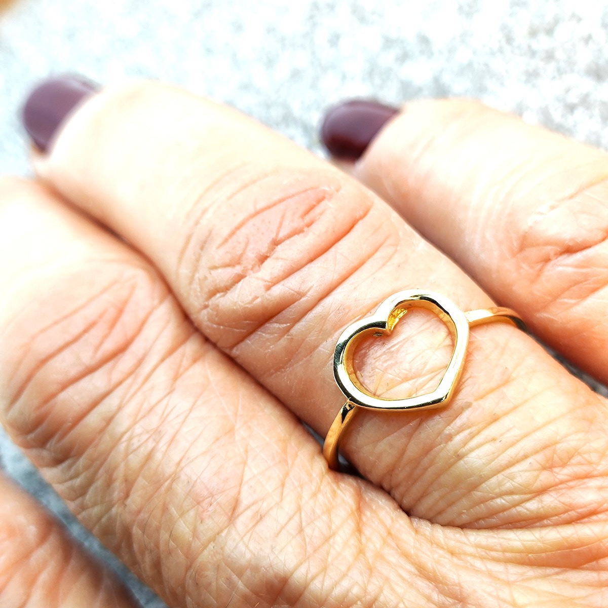 A. Caramanna Anello con cuore