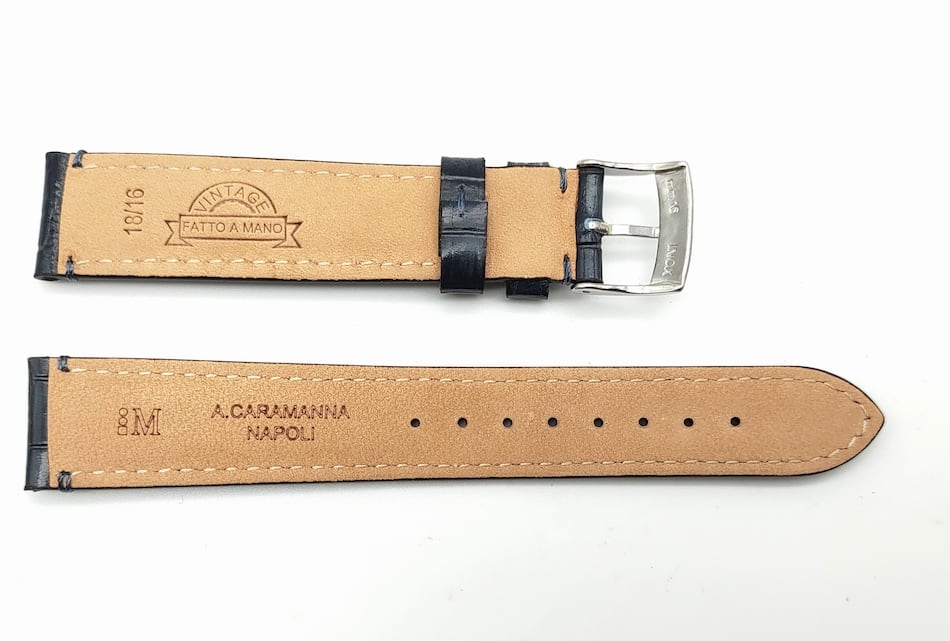 A. Caramanna Cinturino cuoio alligatore